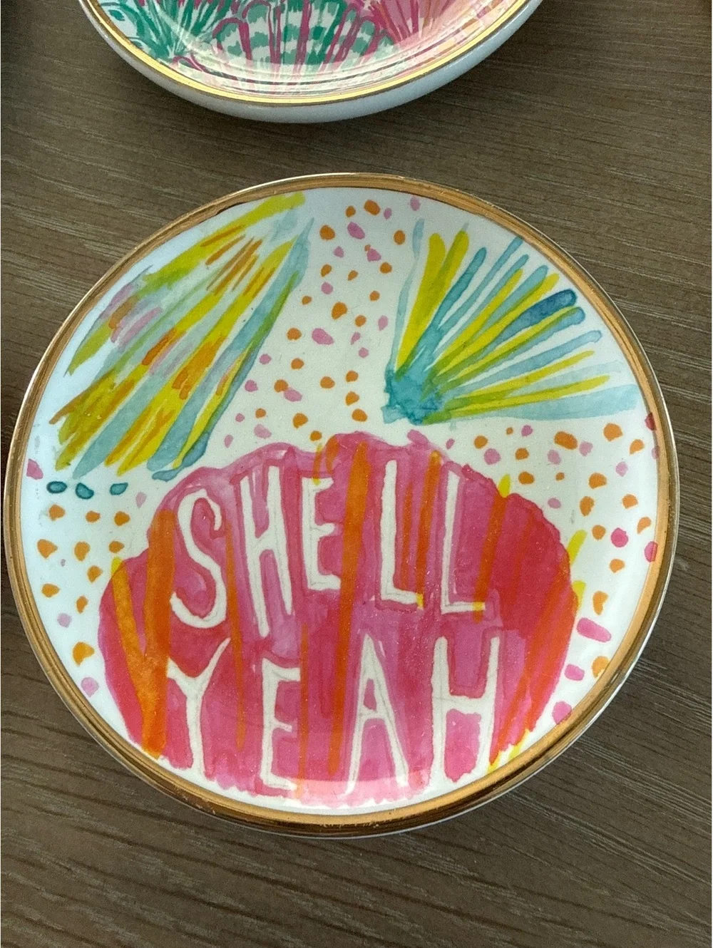 Lilly Pulitzer Set of 4 Ceramic Coasters with Decorative Box